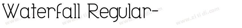Waterfall Regular字体转换